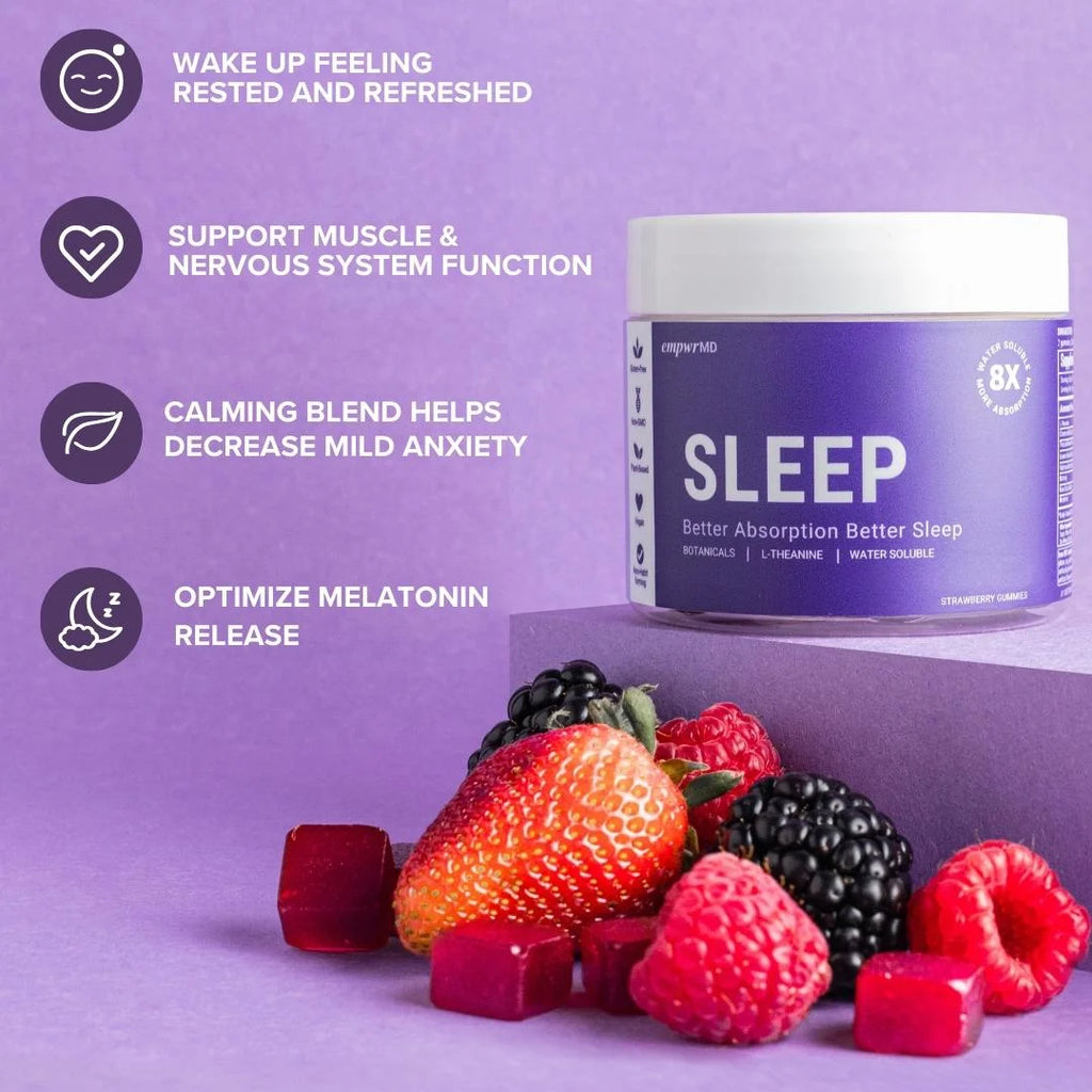 Nutrition Midnight Chews, Scientifically-Designed Sleep Gummies | Naturally Sourced Remedies | Melatonin, Valerian Root, Chamomile