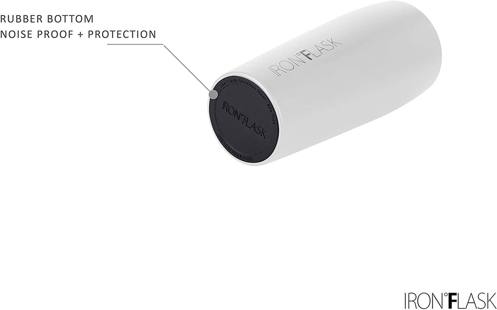 Nomad Tumbler - 2 Lids (Straw/Flip), Vacuum Insulated Stainless Steel Bottle, Double Walled, Drinking Cup, Thermos Coffee Travel Mug, Water - Winter White, 24 Oz